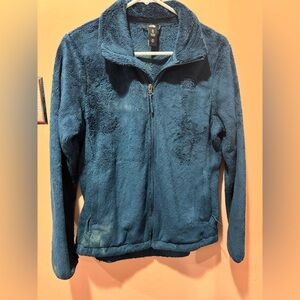 The North Face fuzzy sweater